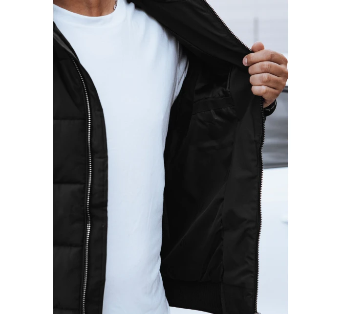 Pánská prošívaná bunda černá Dstreet model 21972141 - FashionStreet Pánská prošívaná bunda černá Dstreet model 21972141 - FashionStreet