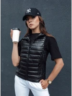 Dámska prešívaná vesta so stojačikom STYLISHZ čierna FashionStreet TY4440