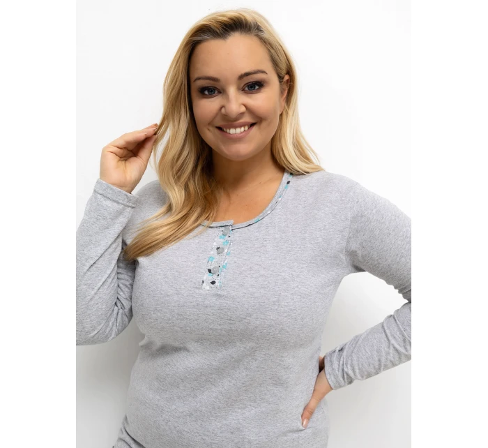 Piżama DU KN FP model 21766364 szary - FPrice