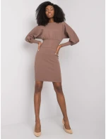 RV šaty SK 6079.65 svetlohnedé