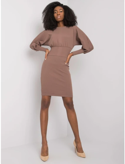 RV šaty SK 6079.65 svetlohnedé