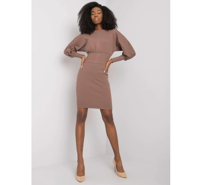 RV šaty SK 6079.65 svetlohnedé