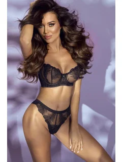 Dámske sexy tangá V-10738 String Čierna - Axami