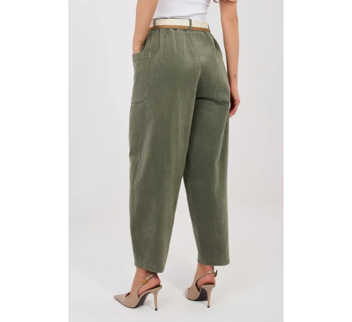 Šnúrové nohavice model 225094 Rue Paris Šnúrové nohavice model 225094 Rue Paris