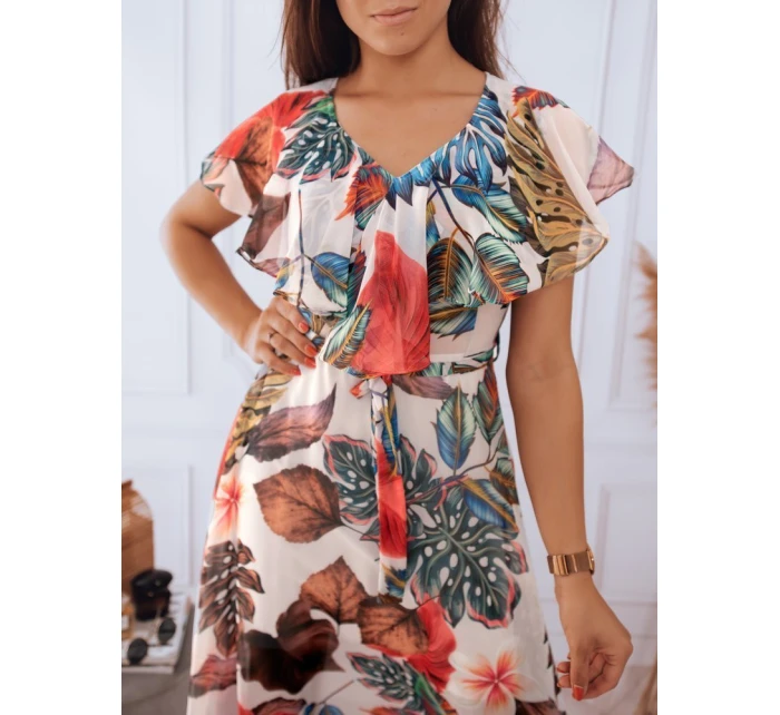 maxi šaty bílé Dstreet model 21963569 - FashionStreet maxi šaty bílé Dstreet model 21963569 - FashionStreet