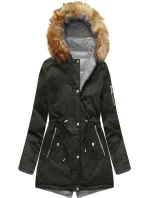 DWUSTRONNA ZIMOWA PARKA DAMSKA Z KAPTUREM model 21242265 - S'WEST