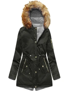 DWUSTRONNA ZIMOWA PARKA DAMSKA Z KAPTUREM model 21242265 - S'WEST