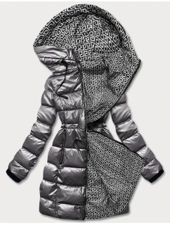 METALICZNA KURTKA DWUSTRONNA DAMSKA model 21245536 - S'WEST