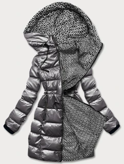 METALICZNA KURTKA DWUSTRONNA DAMSKA model 21245536 - S'WEST