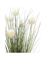 FALOŠNÁ TRÁVA AKO ŽIVÁ S BIELYMI GUĽÔČKAMI 70 CM FALOŠNÁ TRÁVA AKO ŽIVÁ S BIELYMI GUĽÔČKAMI 70 CM