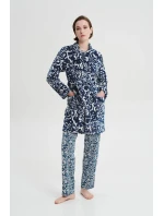 Dámský župan s potiskem model 19010658 - Vamp Dámský župan s potiskem model 19010658 - Vamp