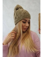 Fleecová čiapka Stefania K278 light khaki Fleecová čiapka Stefania K278 light khaki