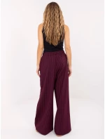 Spodnie IT SP model 21757241 bordowy - FPrice