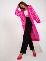 Dámsky sveter LC SW 0296 fluo ružový