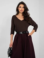 Blúzka RV BZ A1189.24 tmavohnedá