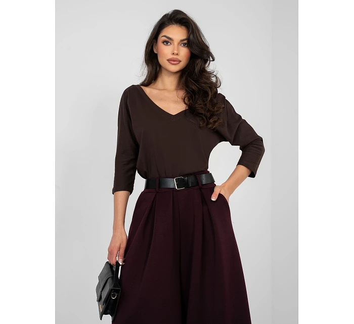 Blúzka RV BZ A1189.24 tmavohnedá