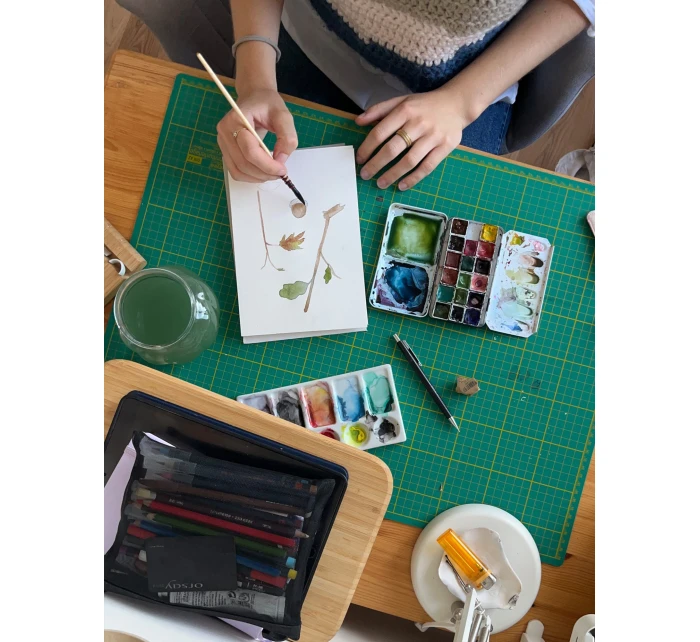 Dámska kabelka Vuch Massimo Wildflowers Grey