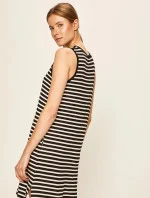 Dámska nočná košeľa YI3322403-055 čiernobiela - DKNY