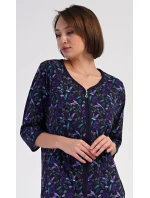 Dámske domáce šaty Hummingbird blue - Vienetta