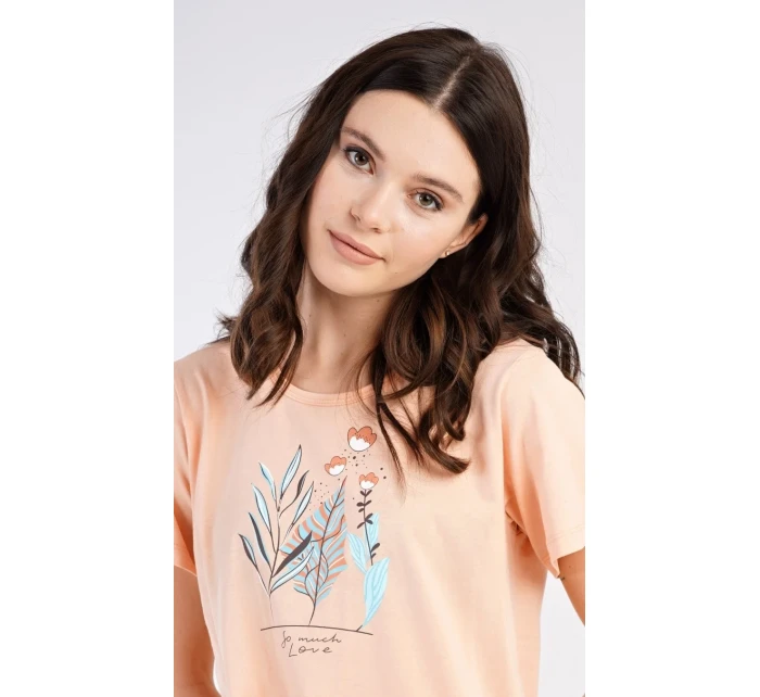 Dámské domácí šaty s krátkým rukávem Garden