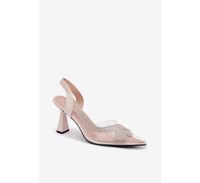 Sandále na podpätku model 226503 Krok vo veľkom štýle Sandále na podpätku model 226503 Krok vo veľkom štýle