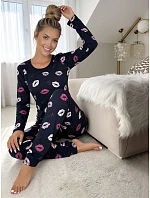 Pyžamo Kiss model 22365434 dlouhý rukáv, velikosti S–XL - Donna