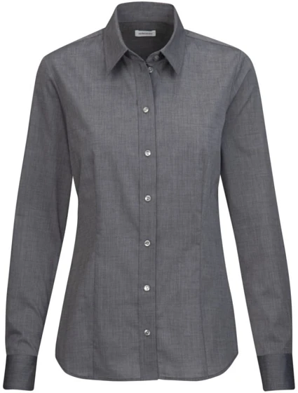 Seidensticker Blouse Regular LSL Popelínová blúzka s dlhými rukávmi 78.0604 antracitová Seidensticker Blouse Regular LSL Popelínová blúzka s dlhými rukávmi 78.0604 antracitová