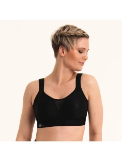športová podprsenka smart control tvarovaná, clean cut 5530 čierna - Active