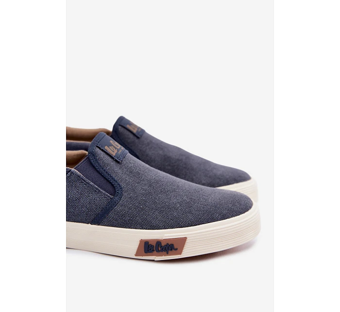Pánské tenisky Slip On model 22101674 tmavě modré - Lee Cooper