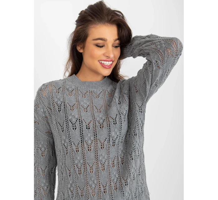 Dámsky sveter BA SW 9000 .31P sivá - FPrice