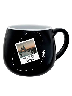 Personalizovaný keramický bacuľatý hrnček s fotografiou a cestovateľským motívom