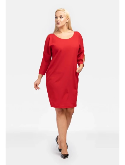 Dámské šaty model 18913708 červené - Karko