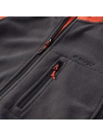 Pánska mikina Polar Monar M 92800621574 grey-orange - Hi-Tec Pánska mikina Polar Monar M 92800621574 grey-orange - Hi-Tec