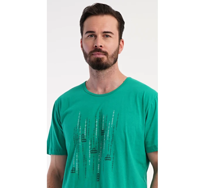 Pánske pyžamové šortky Tetris