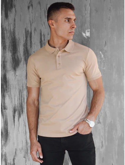 FashionStreet béžová pánska polokošeľa PX0600