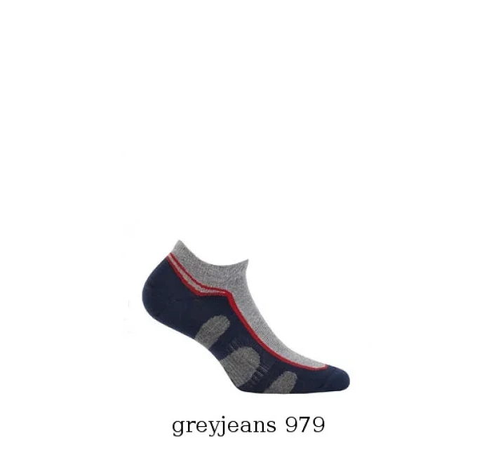 Pánske členkové ponožky Wola Sportive W91.1N3 Ag + vzor