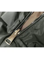 Dámska dlhá obojstranná vesta khaki-béžová (B8248-11)