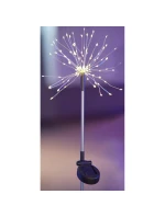 SOLÁRNE SVIETIDLO FÚKAČ STROM OHŇOSTROJ 80CM 90 LED