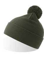 WindS Pletená čepice s bambulí olive model 22450559 - Atlantis Headwear