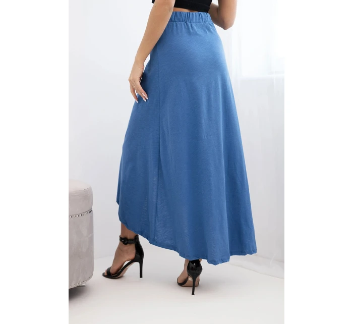 Dámska bavlnená maxi sukňa so zaväzovaním
