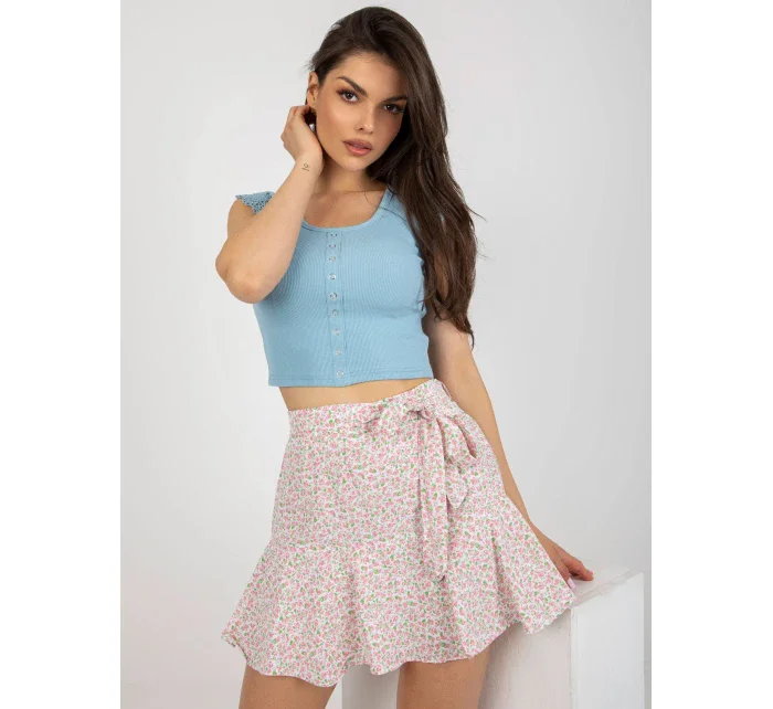 Sukne NM SD AB031.56P biela a ružová