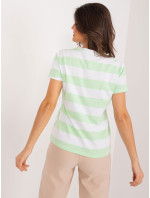 T shirt NM TS NG3268.77 biało zielony