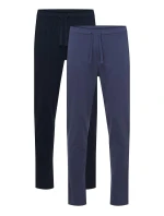 Pánske pyžamové nohavice 2PACK Mode 43030-59X Dark Blue s modrou - Henderson Pánske pyžamové nohavice 2PACK Mode 43030-59X Dark Blue s modrou - Henderson
