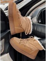 Dámské zateplené sněhule camel Dstreet model 21981885 - FashionStreet