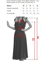 589-4 Dlhé šaty s jemnými trblietkami a korzetovým viazaním vzadu - béžovo-ružové s trblietkami