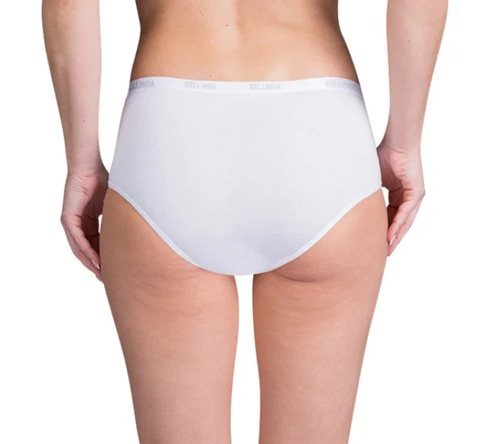 Dámske bavlnené nohavičky LADIES COTTON BOXER - BELLINDA - biele