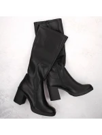 Dámské černé zateplené boty Sergio model 21904578 - LEONE