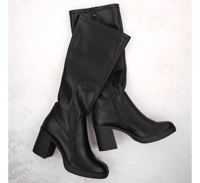 Dámské černé zateplené boty Sergio model 21904578 - LEONE