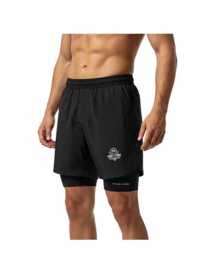 MMA šortky s legínami čierne DBX Bushido