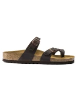 Birkenstock Dámske žabky Mayari Habana Narrow foot z nubukovej kože hnedé (0171323) Birkenstock Dámske žabky Mayari Habana Narrow foot z nubukovej kože hnedé (0171323)